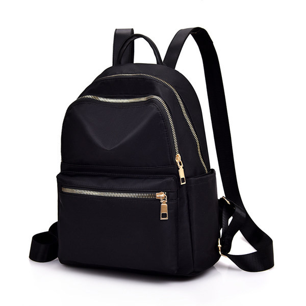 Rucsac de dama cu buzunar frontal si fermoar model simplu