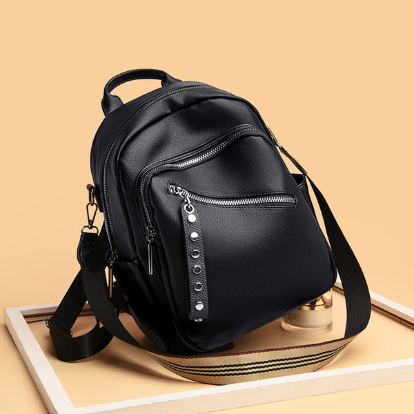 Rucsac modern de dama din piele ecologica in patru modele