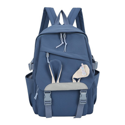 Γυναικείο καθημερινό σακίδιο με τσέπη και φερμουάρ