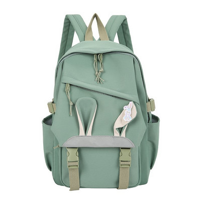 Γυναικείο καθημερινό σακίδιο με τσέπη και φερμουάρ