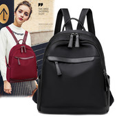 Jauna modeļa tekstila sieviešu mugursoma ar plecu lencēm