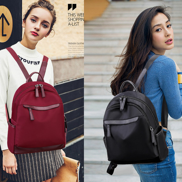 Jauna modeļa tekstila sieviešu mugursoma ar plecu lencēm