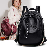 Ženska svakodnevna torba od eko kože sa patentnim zatvaračima i ušicama