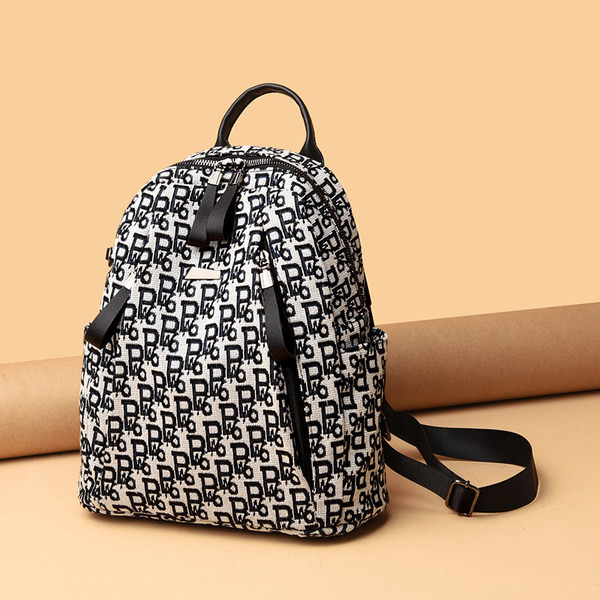 Rucsac elegant de dama cu fermoar si buzunar