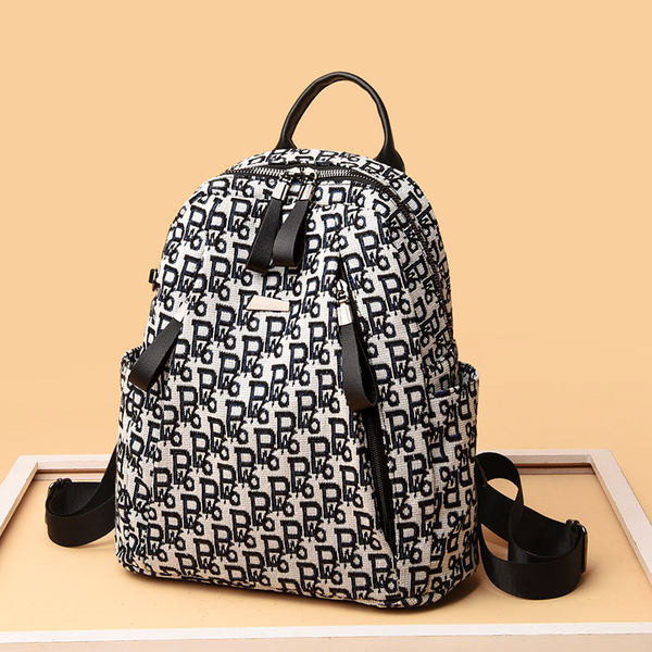 Rucsac elegant de dama cu fermoar si buzunar