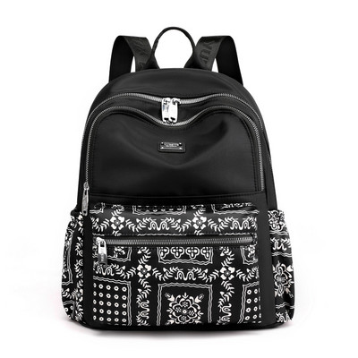 Rucsac de dama model nou cu emblema si manere pe umeri