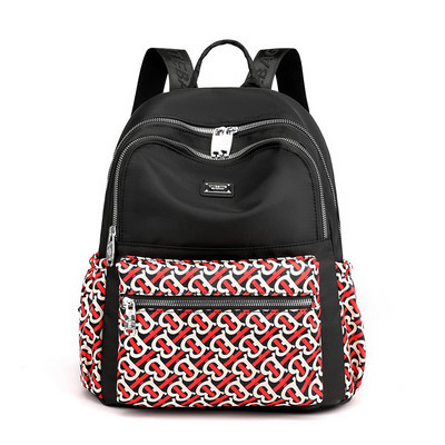 Rucsac de dama model nou cu emblema si manere pe umeri