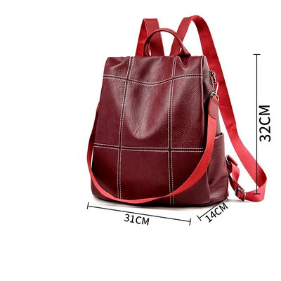 Rucsac de dama din piele ecologica cu maner scurt si lung