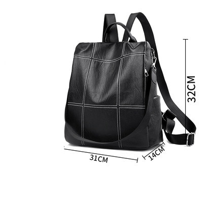 Rucsac de dama din piele ecologica cu maner scurt si lung