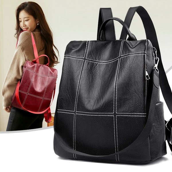 Rucsac de dama din piele ecologica cu maner scurt si lung