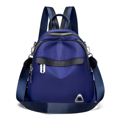 Rucsac de damă modern cu buzunare frontale și cataramă