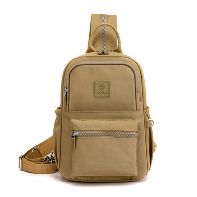 Rucsac multifunctional de dama din panza cu emblema