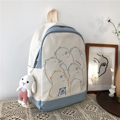 Ženski ruksak s vezom i dodatkom u više boja