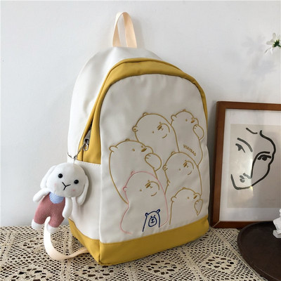 Ženski ruksak s vezom i dodatkom u više boja