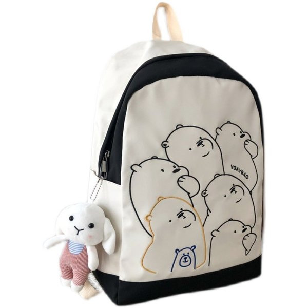 Ženski ruksak s vezom i dodatkom u više boja