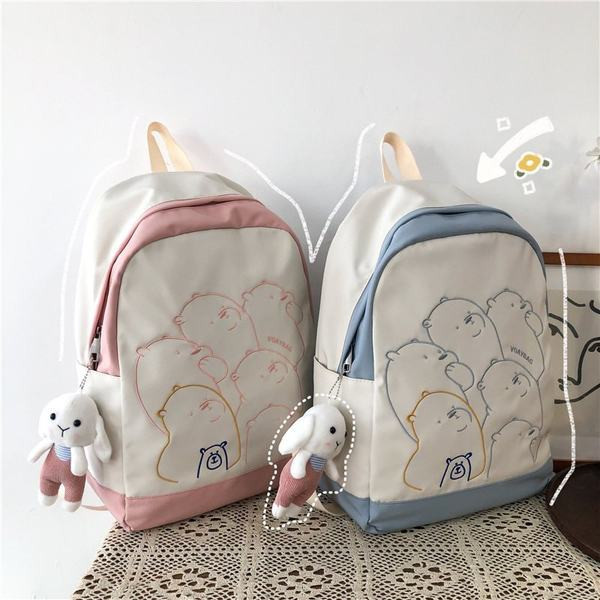 Ženski ruksak s vezom i dodatkom u više boja