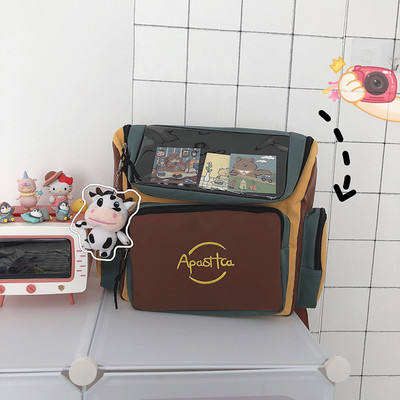 Rucsac de dama model nou cu buzunar frontal in doua culori