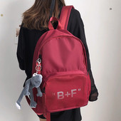 Rucsac de zi cu zi pentru femei cu buzunar frontal și element 3D