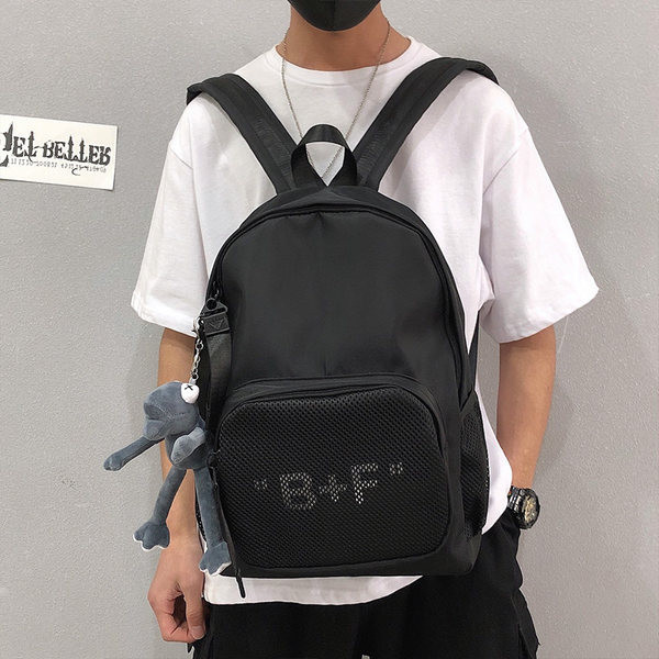 Rucsac de zi cu zi pentru femei cu buzunar frontal și element 3D