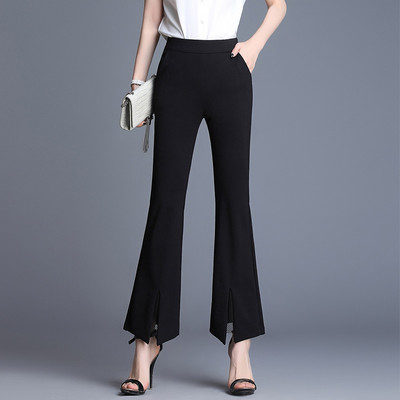 Pantaloni de dama model lat cu fanta