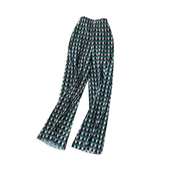 Ikdienas sieviešu kroku bikses ar augstu vidukli