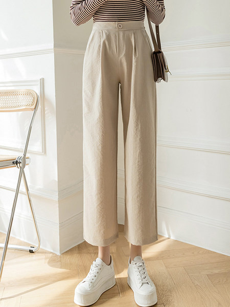 Ikdienas sieviešu bikses ar 9/10 garumu