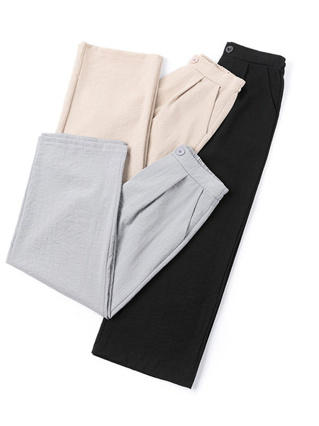 Ikdienas sieviešu bikses ar 9/10 garumu