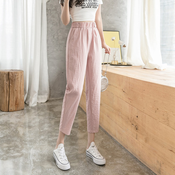 Ikdienas sieviešu bikses ar kabatām - vairākās krāsās