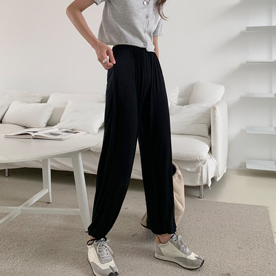 Sieviešu bikšu taisns tīrs modelis