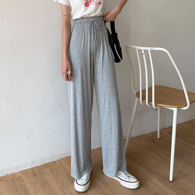 Pantaloni lungi dama model lat cu talie inalta