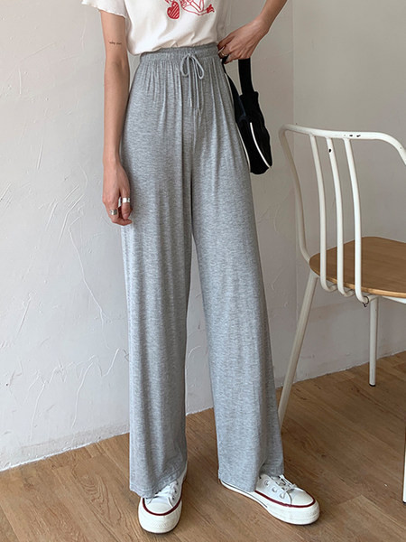 Pantaloni lungi dama model lat cu talie inalta