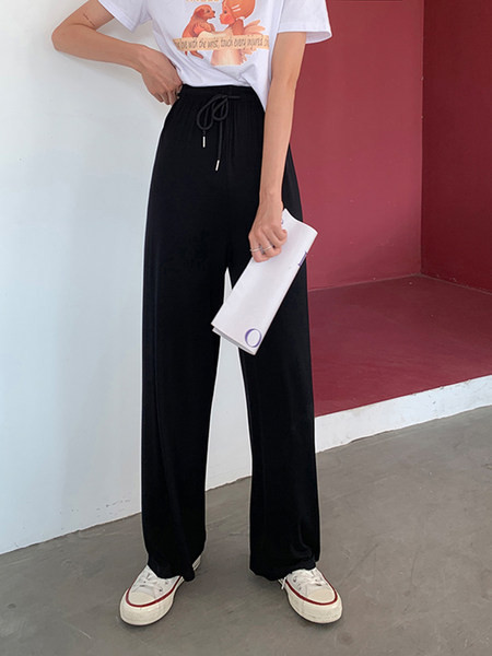 Pantaloni lungi dama model lat cu talie inalta