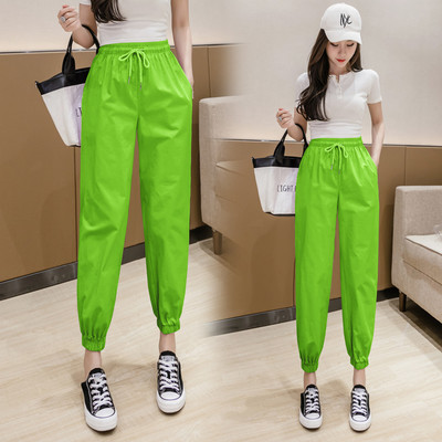 Pantaloni sport casual dama cu talie elastica