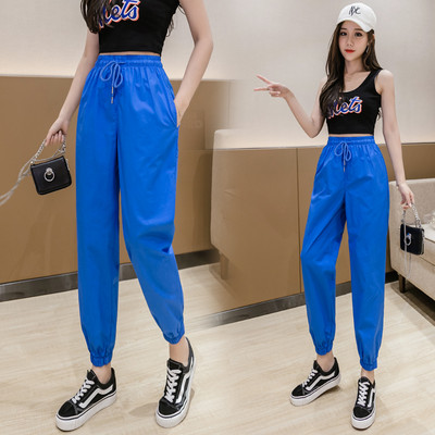 Pantaloni sport casual dama cu talie elastica