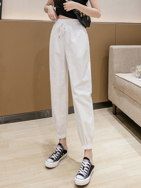 Pantaloni sport casual dama cu talie elastica