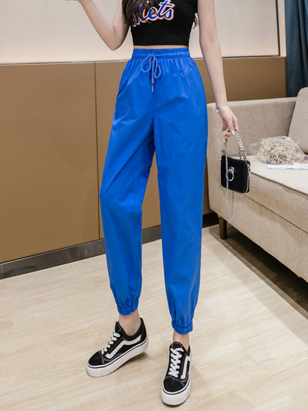 Pantaloni sport casual dama cu talie elastica