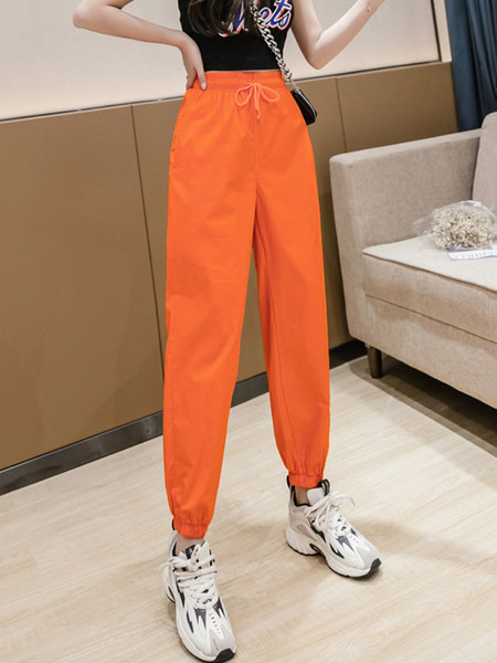 Pantaloni sport casual dama cu talie elastica