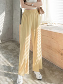 Široke ženske hlače s prorezima u više boja