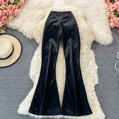 Κομψό γυναικείο παντελόνι με υψηλή ελαστική μέση