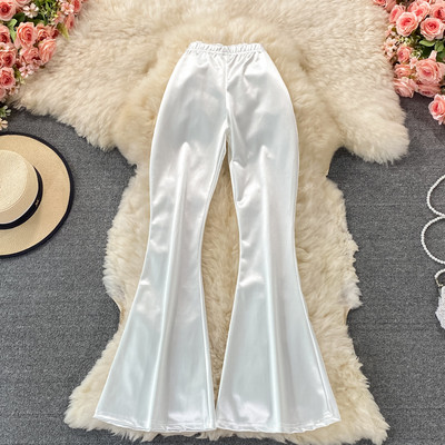 Κομψό γυναικείο παντελόνι με υψηλή ελαστική μέση