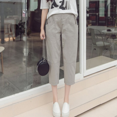 Ежедневен дамски 7/8 панталон с джобове