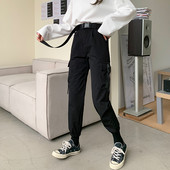 Дамски панталон прав модел със странични джобове