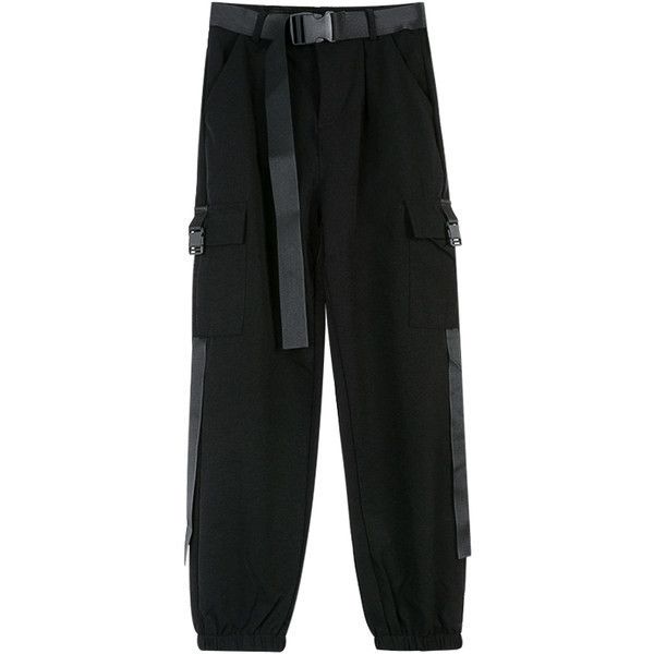 Дамски панталон прав модел със странични джобове