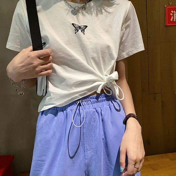 Sieviešu plata modeļa garās bikses ar saitēm