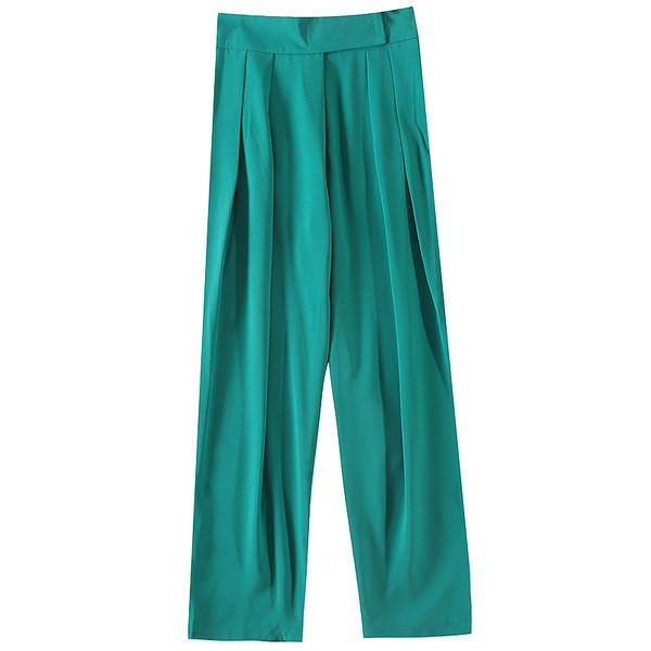 Pantaloni largi de dama cu talie inalta - mai multe culori