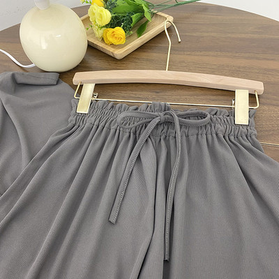 Pantaloni dama cu cravate - model lat