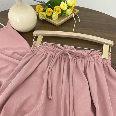 Pantaloni dama cu cravate - model lat