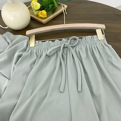 Pantaloni dama cu cravate - model lat