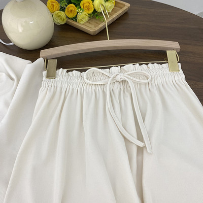 Pantaloni dama cu cravate - model lat