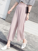 ikdienas sieviešu kroku bikses - taisns modelis